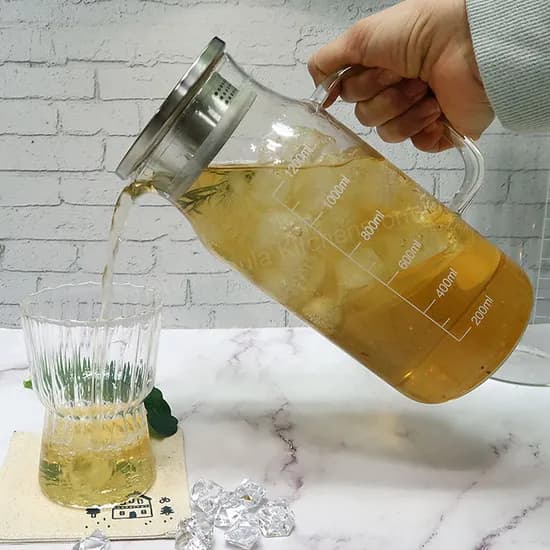 Bestra 내열유리물병, 1200ml, 2개
