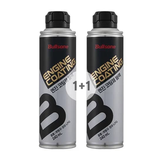 불스원 불스파워 엔진코팅제 블랙, 240ml, 2개