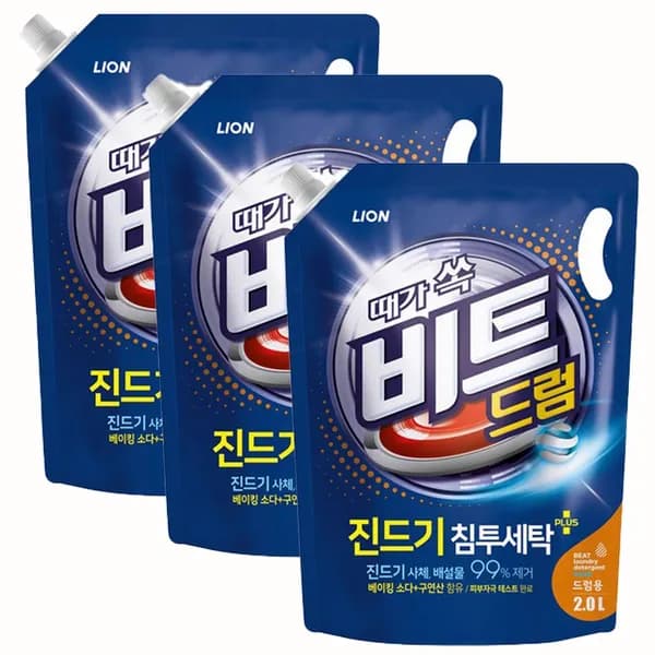 비트 제로 액체세제 드럼용 리필 2L 3개 17,900원