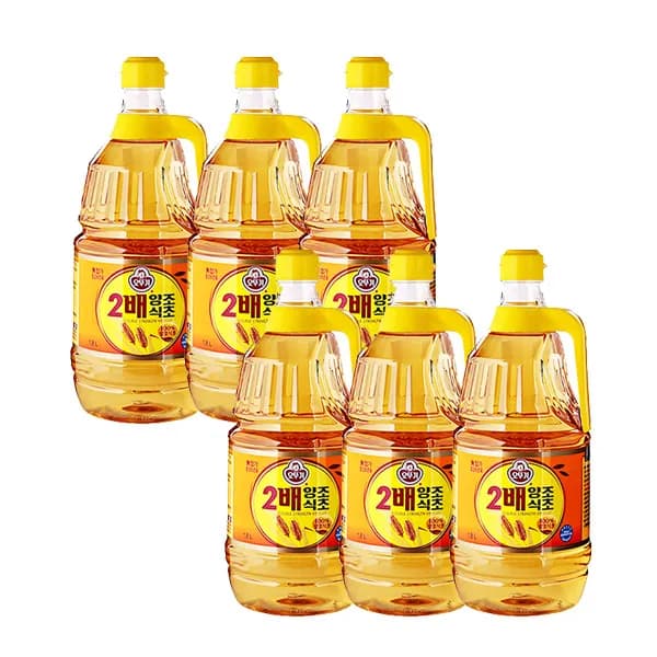 오뚜기 2배 양조식초 1.8L 6통