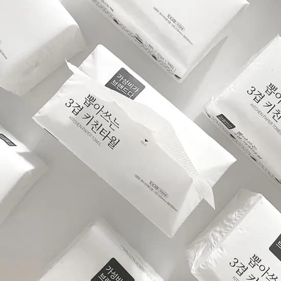 가성비가브랜드다 뽑아쓰는 3겹 키친타올 100매 18팩 12,420원