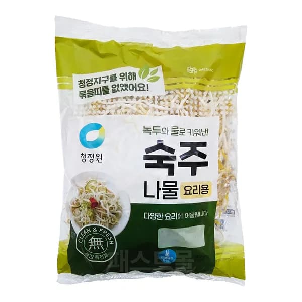 청정원 숙주나물 요리용 350g 1개