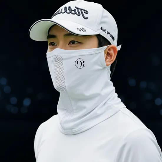 딥루트 자외선차단 러닝마스크 화이트 2개