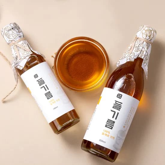 풍년푸드 저온압착 들기름, 350ml, 1개