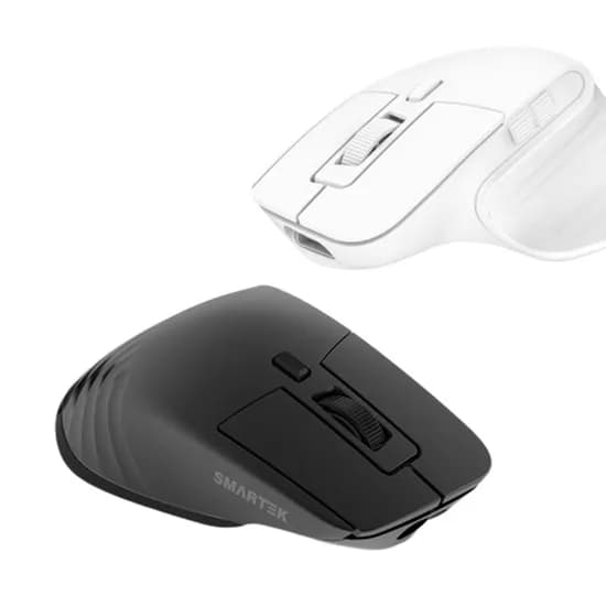 디메드 무소음 비대칭 초경량 미니 무선마우스, STM-BT4000 블랙, 1개