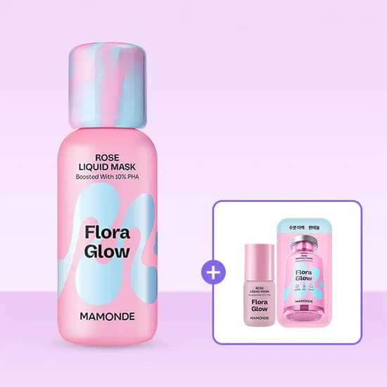 마몽드 플로라 글로우 로즈 리퀴드 마스크 80ml 1개