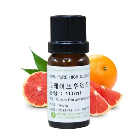 허브솝 천연 아로마 에센셜오일, 그레이프후르츠, 10ml, 1개