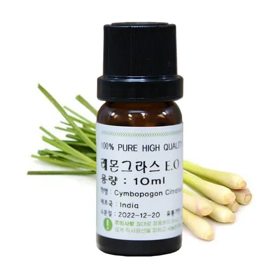 허브솝 천연 아로마 에센셜오일, 레몬그라스, 10ml, 1개