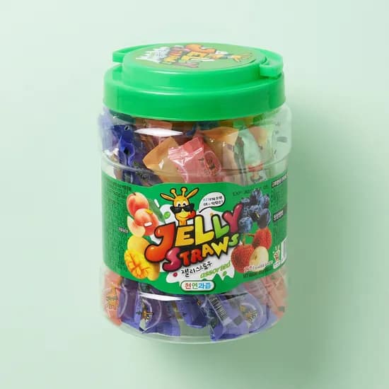 젤리스트로우 대용량 과일 젤리 810g 1개