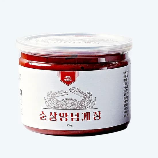 백년본가 순살 양념게장 500g 1개