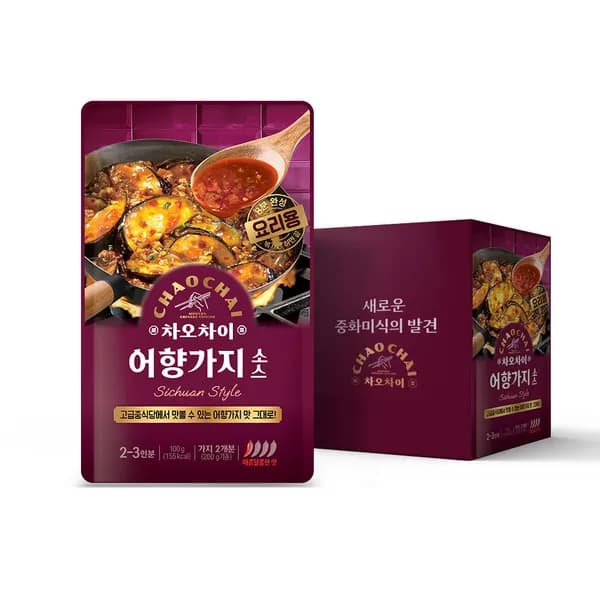 샘표 차오차이 어향가지 소스 요리용 100g 12개