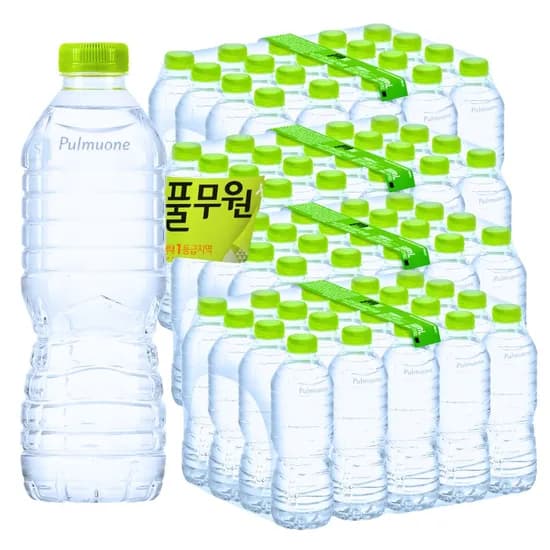 풀무원샘물 라벨랜덤 500ml 80개 15,300원