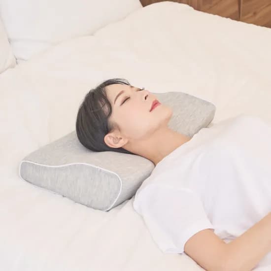 따잠 목편한 3D 고밀도 메모리폼 경추베개, 연그레이, W50xL30xH10/5cm, 1개