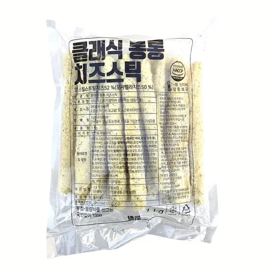 새마원 냉동 클래식 롱 치즈스틱 모짜렐라치즈 1kg 1개