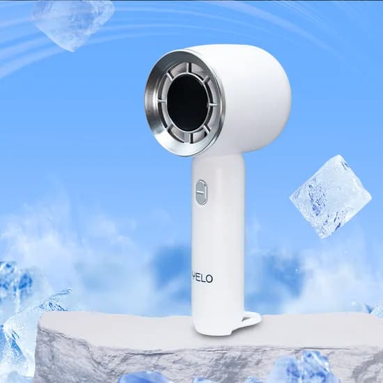 옐로 손풍기 에어리, YF-AR25LITE, 화이트 1개 + 그린 1개, 2개