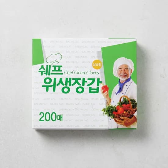쉐프 위생장갑 200매입 3개