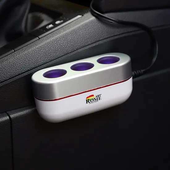 아트로마 자동차 시거잭 3구소켓, 12V/24V, 1개
