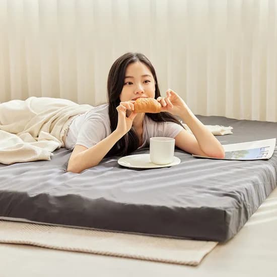 따잠 12존 폴딩 침대 토퍼 매트리스 차콜 퀸 11cm