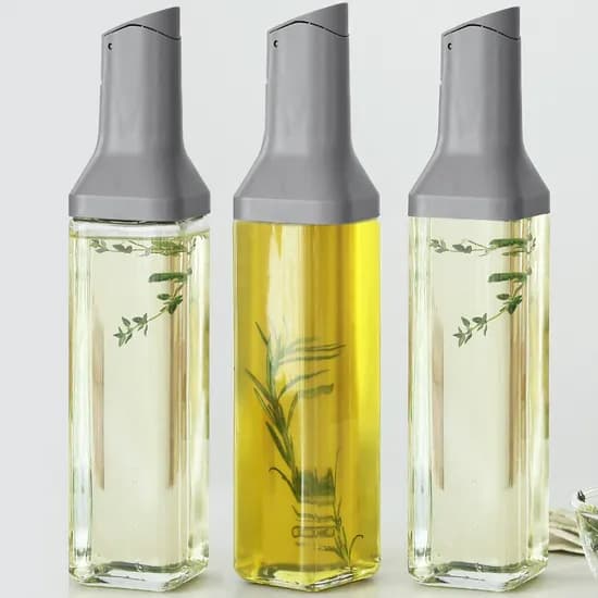 네오플램 자동개폐 오일병, 그레이, 500ml, 3개