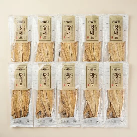 인제5대명품 용대리 황태포 대 38-40cm 100g 5팩