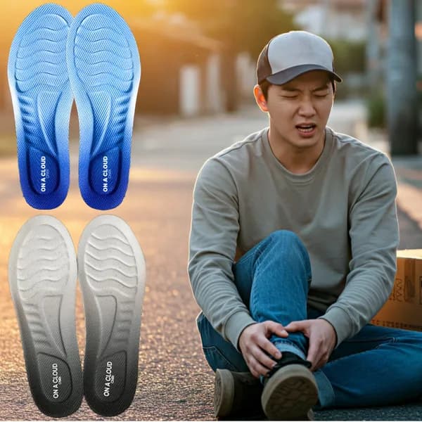 CHILLX 남녀공용 족저근막염 신발 깔창 블루+그레이 230-235 2개 9,900원