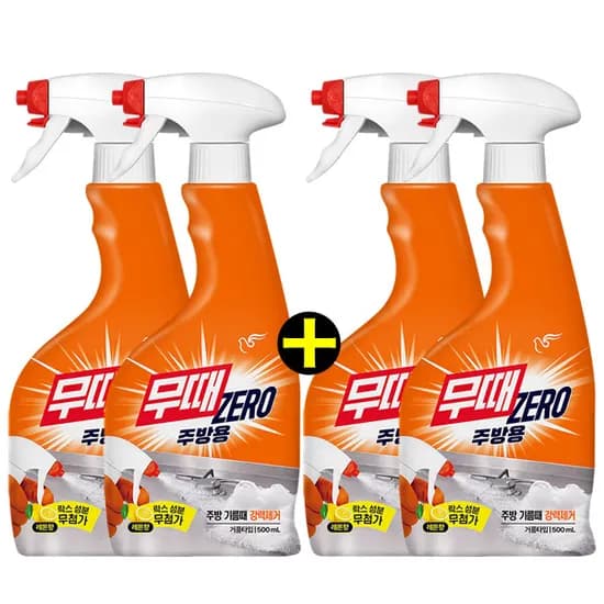 피죤 무때ZERO 주방용 500ml 4개