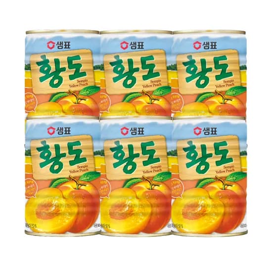 샘표 황도 400g 6개