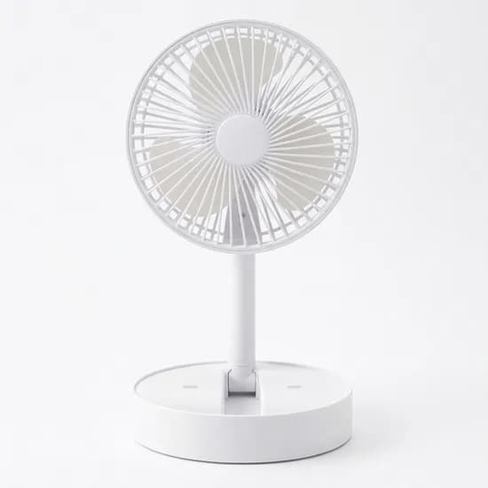 몬스터엑센 WINDY ZERO 무선 탁상용 선풍기, 화이트, 1개