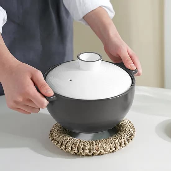리한 라인팟 무균열 내열냄비, 그레이, 16cm, 1개