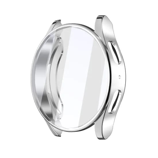 갤럭시워치 실리콘 보호케이스, 실버, 갤럭시워치6, 44mm, 1개