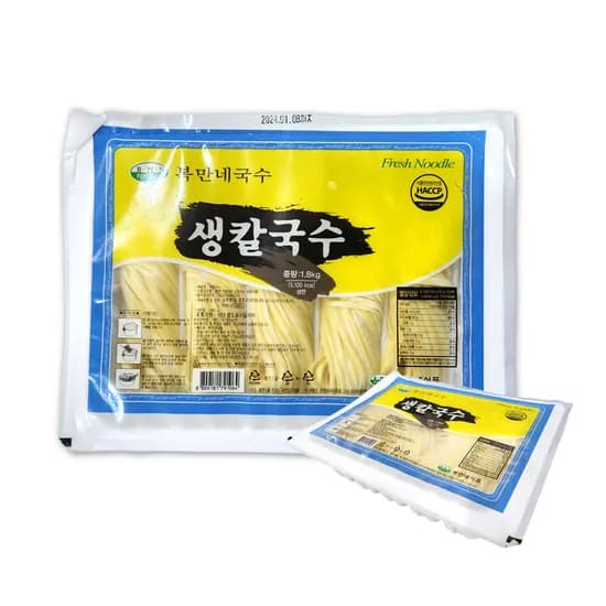 복만네식품 생칼국수면 1.8kg 1개