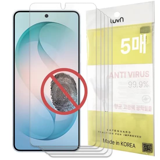 레드울프 지문방지 액정보호필름, 갤럭시 S26 (S942), 5매, 1개