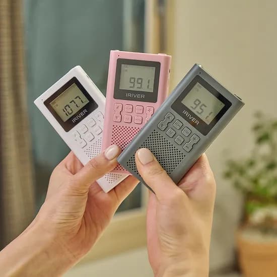 아이리버 포터블 라디오 스피커, IRS-C505, 페일핑크