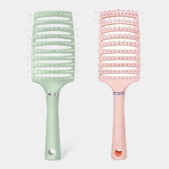 마이너컴퍼니 뿌리볼륨빗, 핑크, 7.5 x 24.8cm, 2개