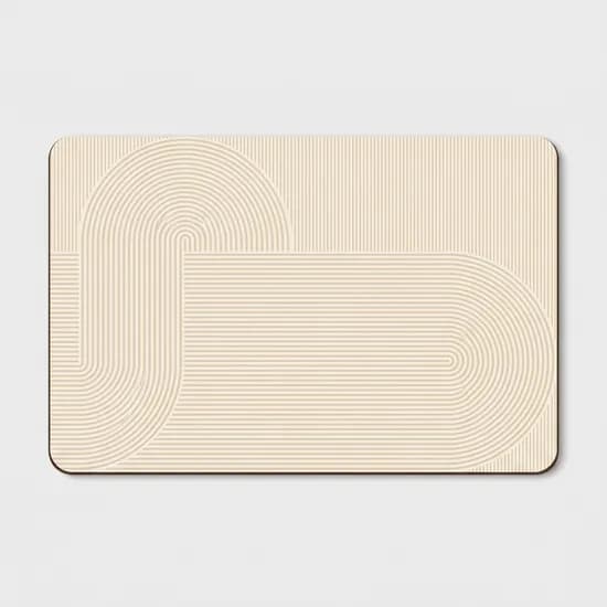 세탁하는 규조토 말랑 발매트 크로스 1개 라운드 1개 40x60cm 2개