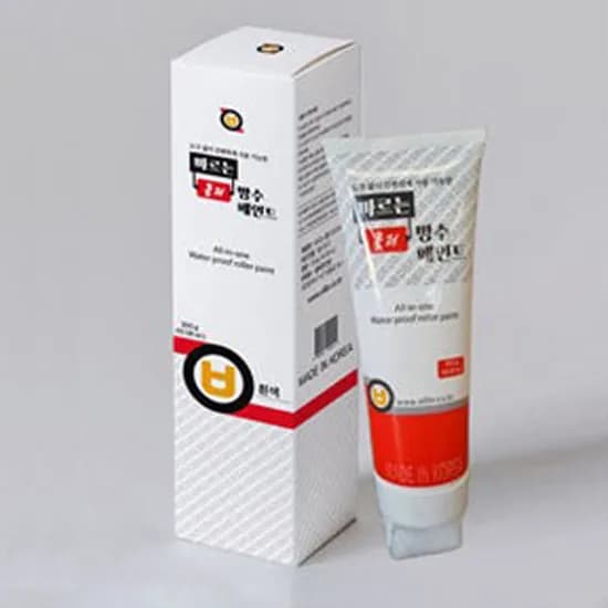 바르는 롤러 방수 페인트 백색 300ml 1개