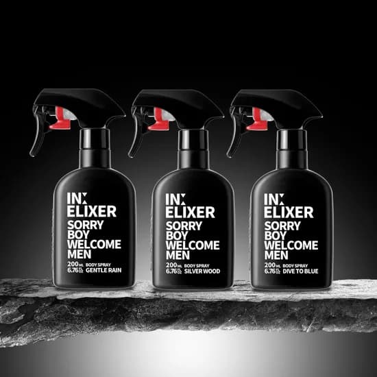 이넬릭서 바디스프레이, 실버우드 200ml 1개 + 다이브투블루 200ml 1개 + 젠틀레인 200ml 1개, 3개