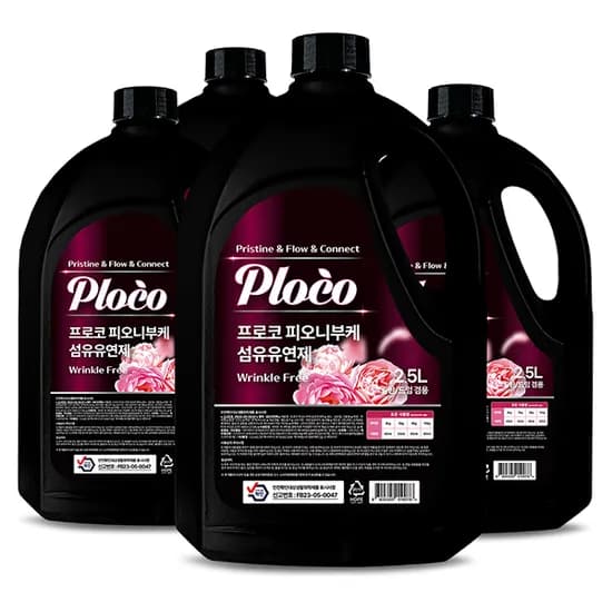 프로코 피오니부케 섬유유연제, 2.5L, 4개