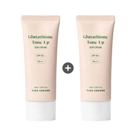 퓨어그라운드 글루타치온 톤업 선크림 70ml 2개 10,070원