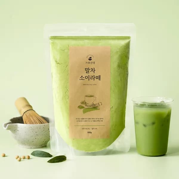 가루선생 타먹는 생두유 제주 말차 500g