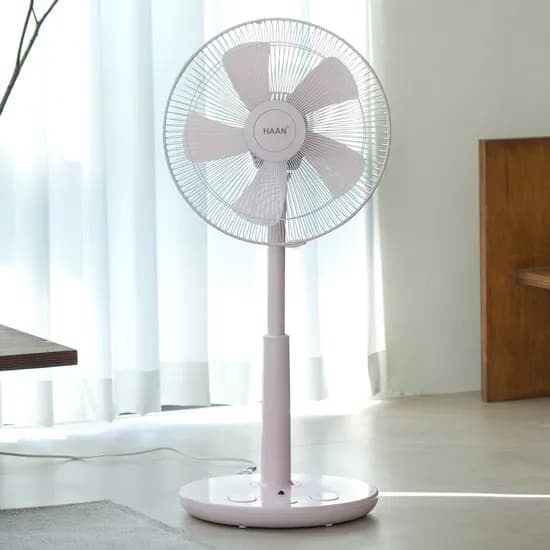 한경희 초미세풍 발터치 리모컨 선풍기, HAAN-HDC230, 라이트 핑크, 1개