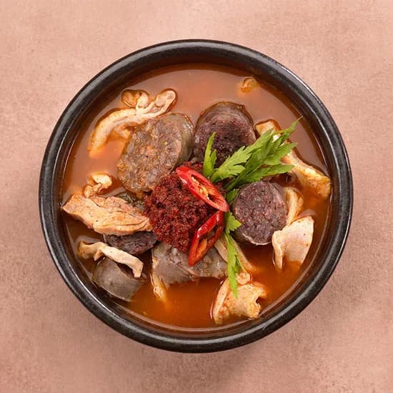 초원식품 정성온 얼큰순대국 600g 1개