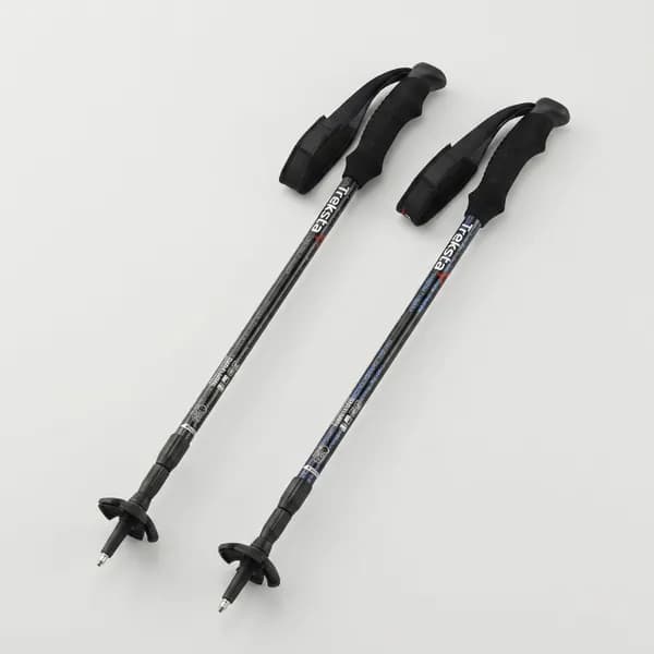 트렉스타 어코드 3단 등산스틱 블랙블루 62-130cm 2개 1세트