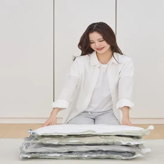 리브맘 청소기 없이 5초 맨손 압축팩 56x80cm 5개