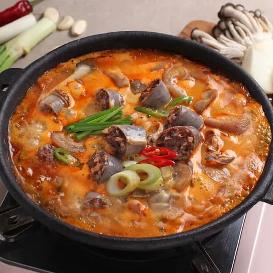 대식가 일키로 얼큰술국, 1kg, 2팩