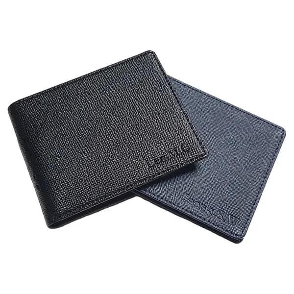 남학생 반지갑 네이비 가로10cm 세로8.8cm 두께1.1cm 1개