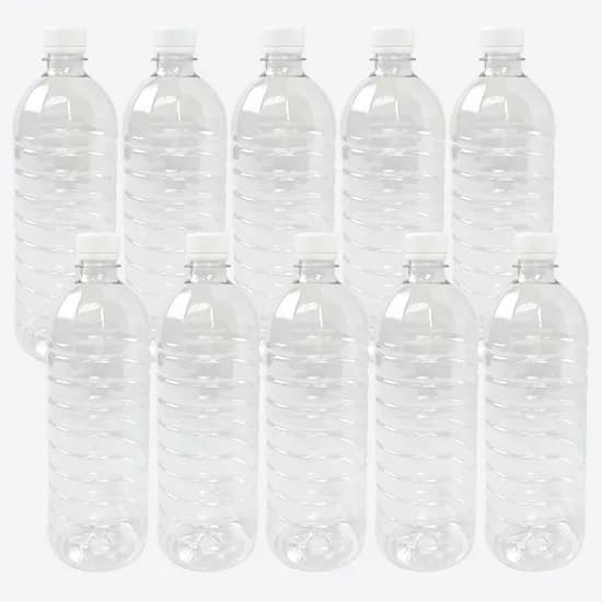 원형 PET 생수통 투명 900ml 10개입