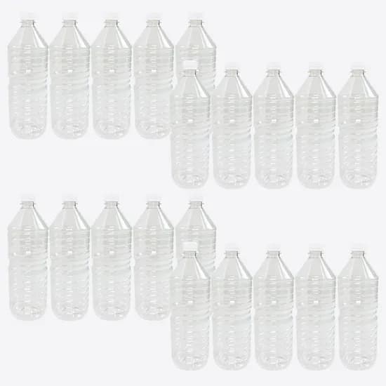 원형 PET 생수통, 투명, 1.5L, 20개입, 1개