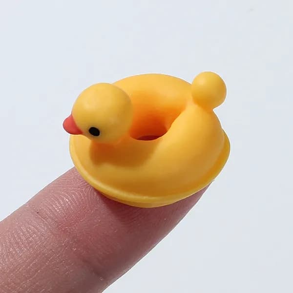 오리튜브모형 미니어쳐 어항 수조 꾸미기 장식 2.1cm 8개입