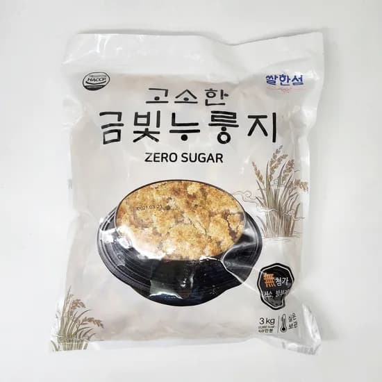 쌀한섬 금빛 누룽지 가마솥 누룽지탕 3kg 1개
